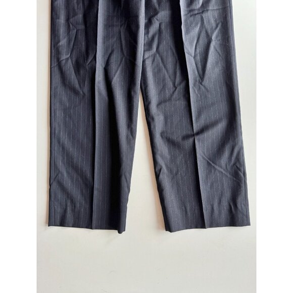 BROOKS BROTHERS 1818 Madison Navy Blue Pinstripe Wool Suit, Size 45L/40W - Picture 11 of 16